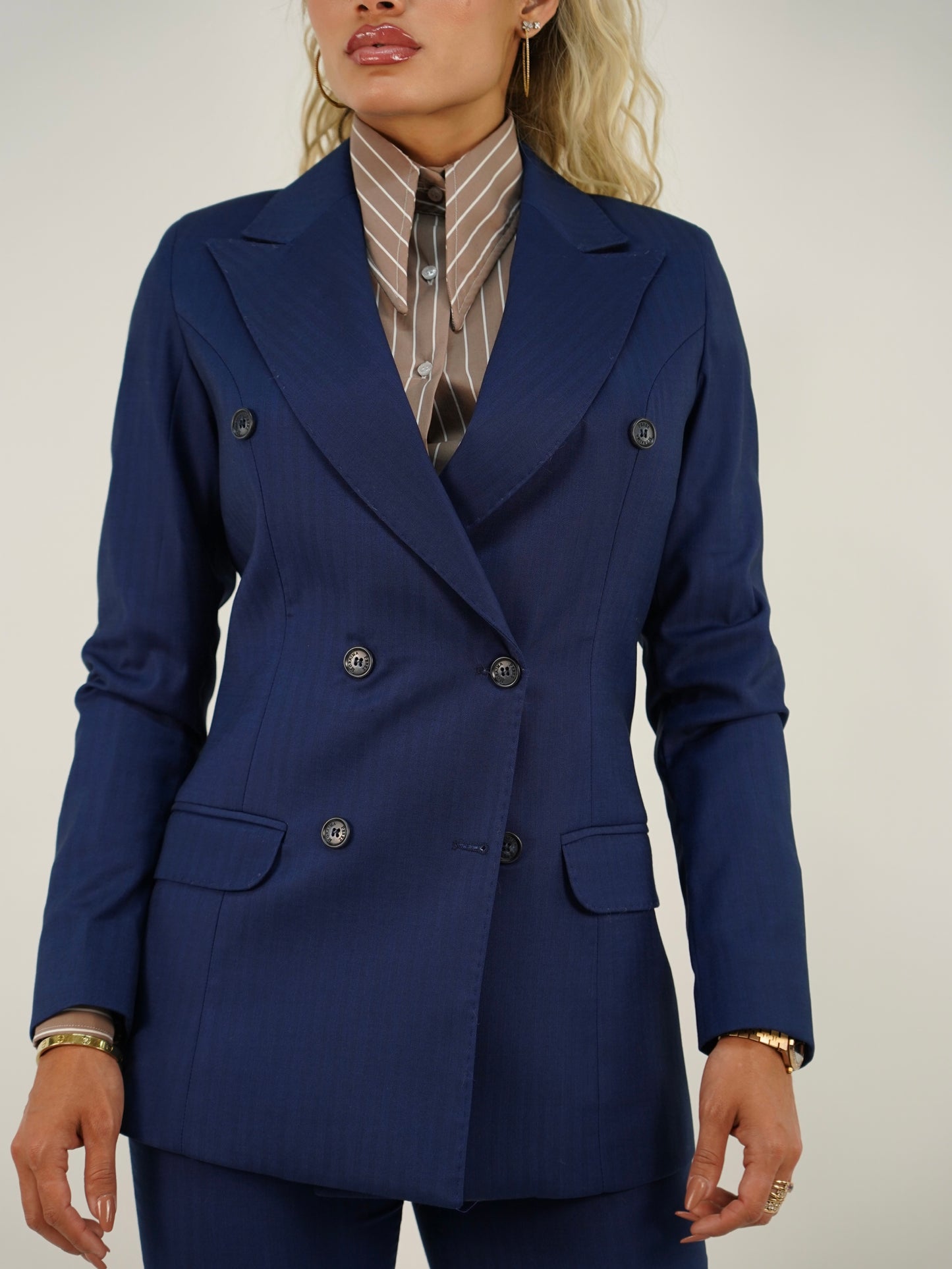 Tailleur doppiopetto zaffiro
