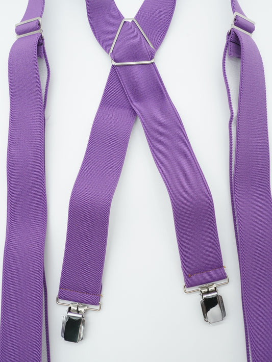 Bretelle viola con clip