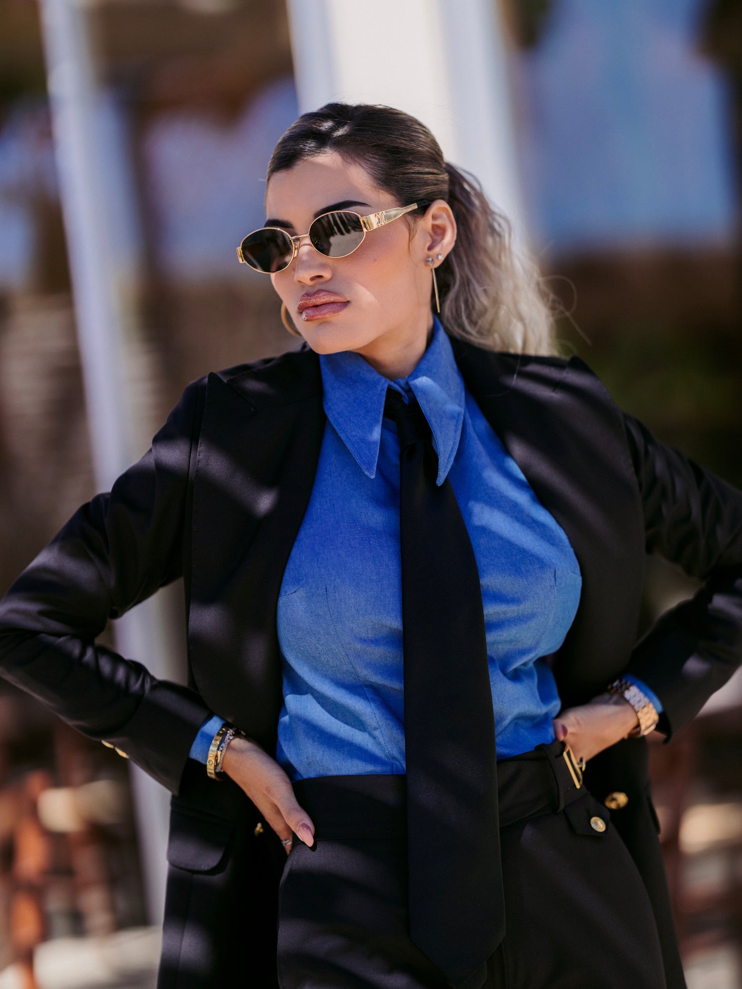 Tailleur doppiopetto nero