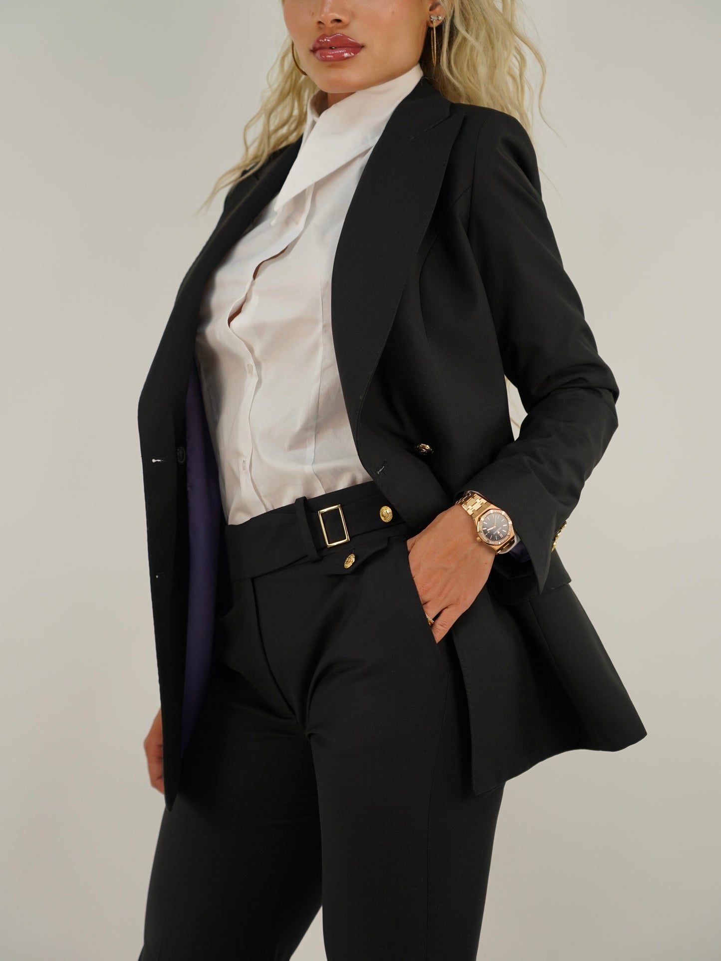 Tailleur doppiopetto nero