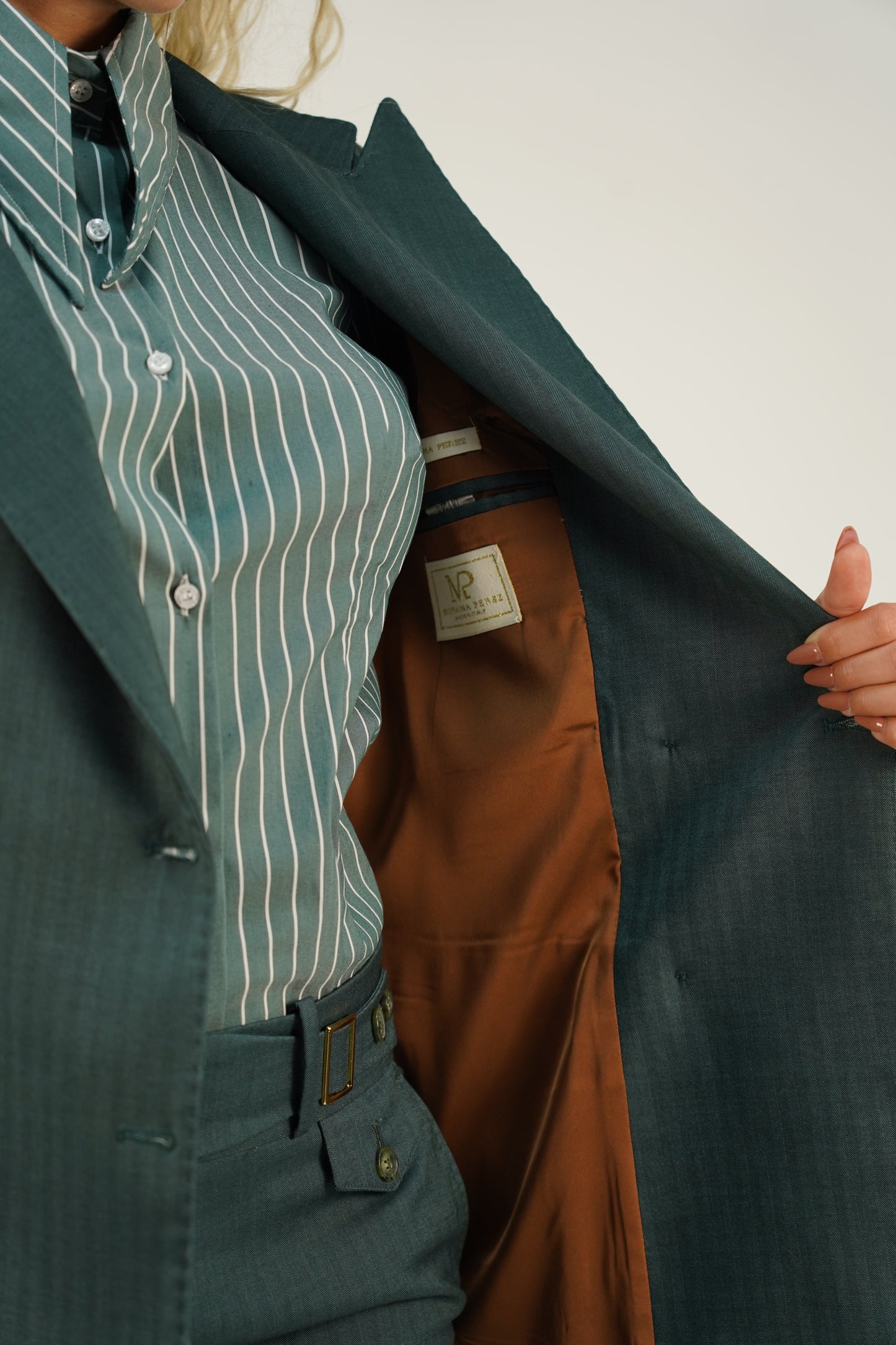 Tailleur doppiopetto smeraldo