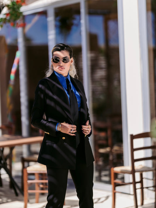 Tailleur doppiopetto nero