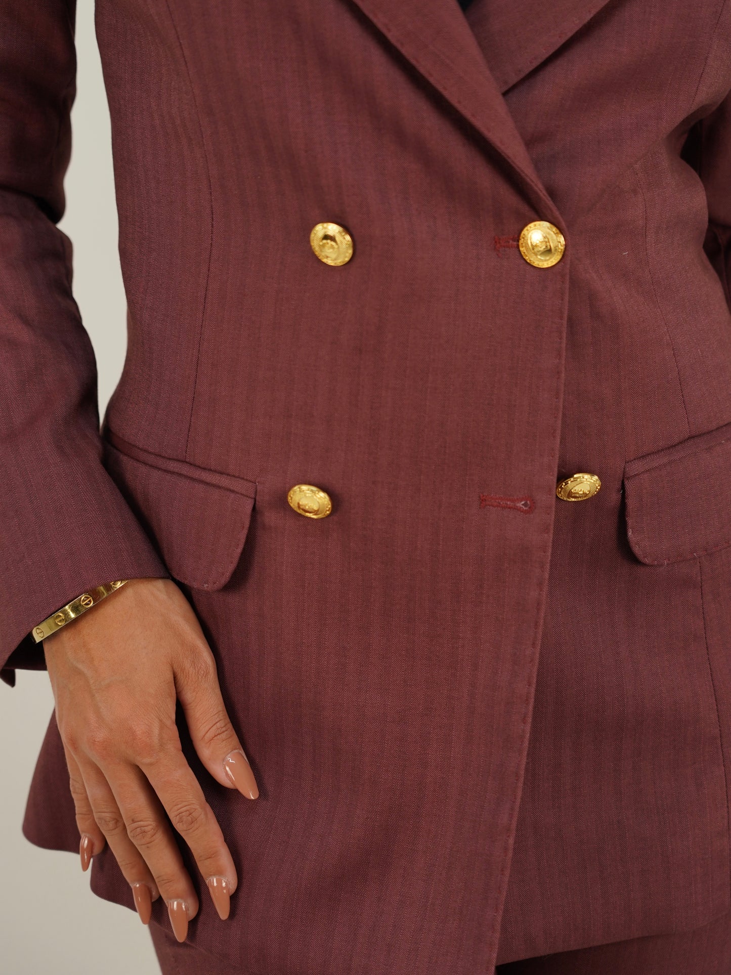 Tailleur doppiopetto rubino