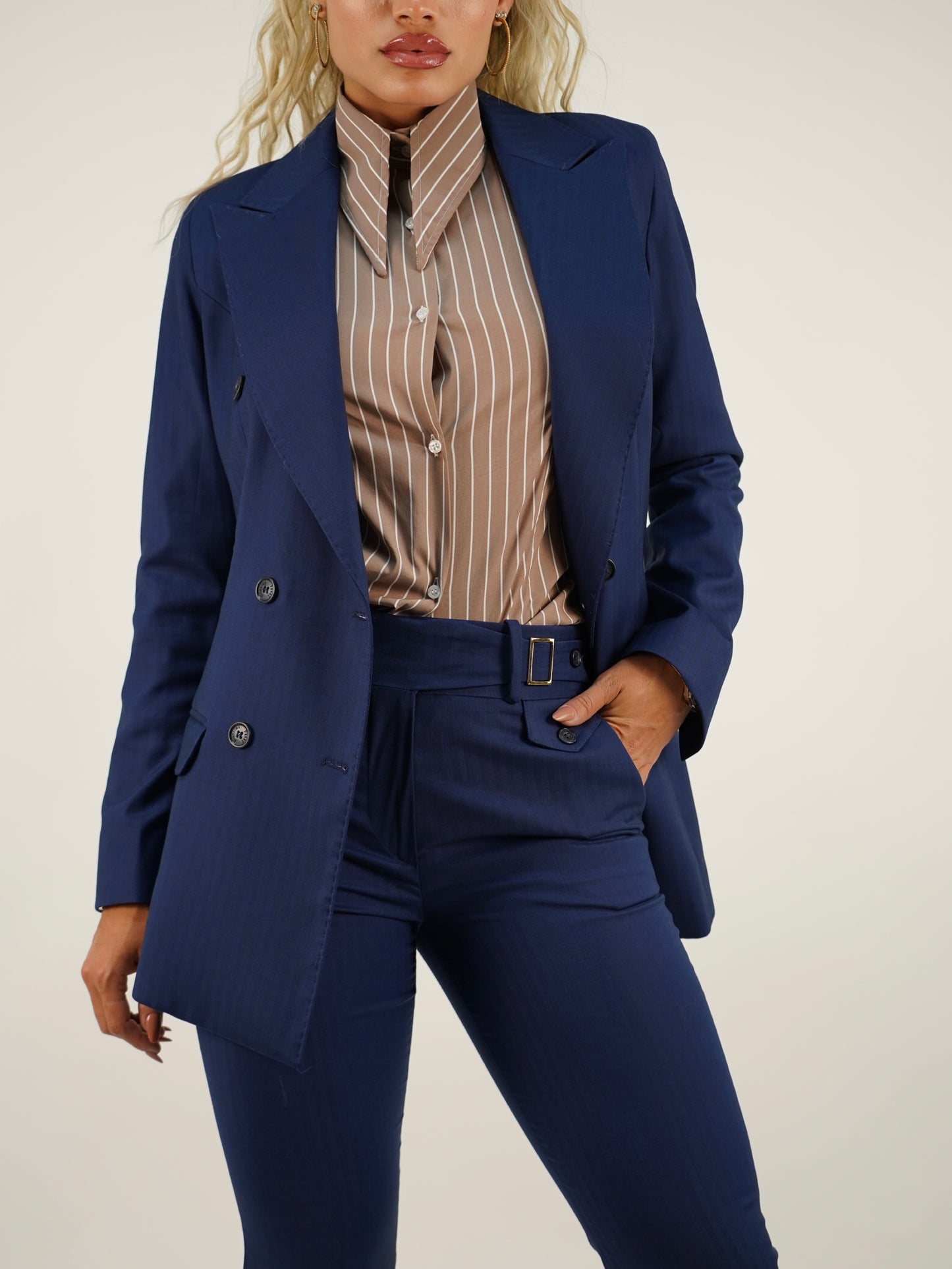 Tailleur doppiopetto zaffiro